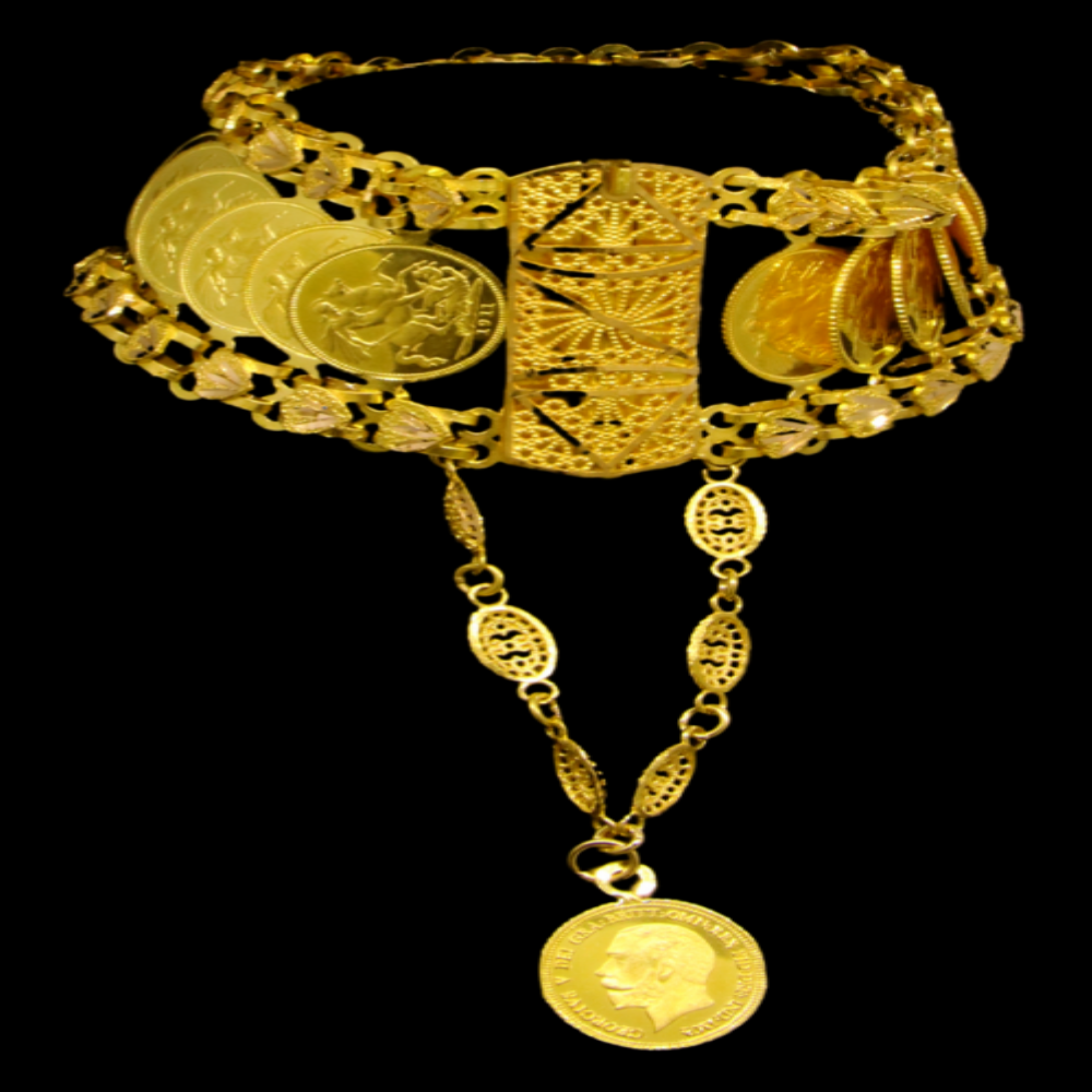 21K Gold Coins Bracelet